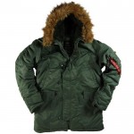 Классическая мужская куртка Аляска - Alpha Industries N-3B Parka (США)