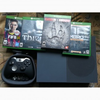 Продам Microsoft Xbox One S 500Gb + джойстик ELITE + игры из США