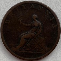 Англия 1/2 пенни 1807 год СОСТОЯНИЕ!!!! е465