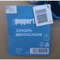 Аквашузы pepperts jungen-aquaschuhe 309373 оригінал austria