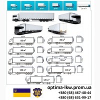 Грузоперевозки Ужгород 5, 10, 20, 22тонны UA-Европа БН с НДС