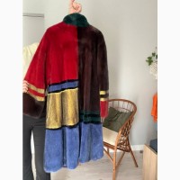 Продается шуба с натурального меха норка стиль Fendi, Oversize