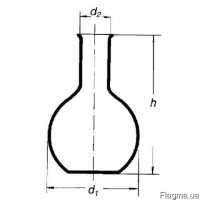 Колба плоскодонная КП-1000 1000 мл термостойкая