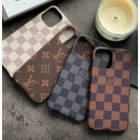 Роскошный чехол брендовый iPhone 12 Pro Max Louis Vuitton Canvas для модели iPhone 12