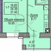 Продаж 1-к квартира Бучанський, Софіївська Борщагівка, 37000 $