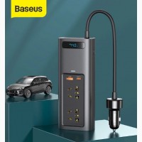 Преобразователь напряжения АЗУ авто зарядное Инвертор Baseus In-car Inverter USB Type-C