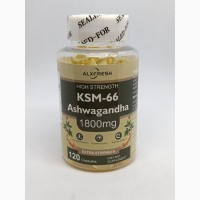 Ашвагандха екстракт кореня (Ashwagandha) KSM-66 1800 мг 120 капсул