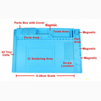 S-120 Килимок 34*23 см Термостойкий коврик для пайки
