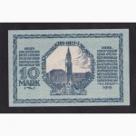 10 марок 1918г. 678982. Киль. Германия. Отличная в коллекцию