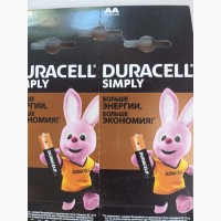 2шт Батарейки AA Duracell Simply щелочные 1.5V (LR6) MN1500