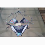 Купальник Emilio Pucci Printed Triangle Top String Bikini, оригинал