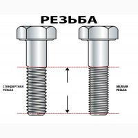 Болты М20 высокопрочные шестигранные с мелкой и стандартной резьбой