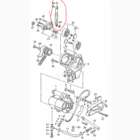 VAG 037145299, Натяжитель с демпфером VW Passat 1.8 syncro, PG, G60