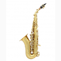 Абсолютно Новий Саксофон Сопрано saxophone вигнутий Slade Designed By Usa золото Soprano