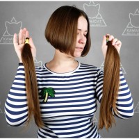Купимо ваше волосся у Києві Ми приймаємо будь-яку довжину волосся, починаючи від 35 см
