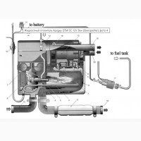 Жидкостный отопитель Apogey D5W SС 12V 5kw (Eberspacher)