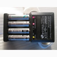 ATABA AT-508 Ni-Cd/MH 4xAA 2500 mAh 4xAAA 950 mAh терм-гігром, ліхтар