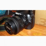 Продам фотоаппарат Nikon D3200 AF-S DX Nikkor 35mm f/1.8G