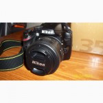 Продам фотоаппарат Nikon D3200 AF-S DX Nikkor 35mm f/1.8G