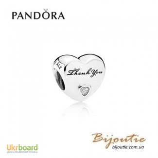 PANDORA шарм ― Спасибо 792096CZ