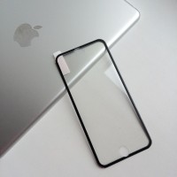 Защитное 3D стекло с титановой рамкой для iPhone 7/8 plus