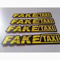 Наклейки на авто на ручки авто faketaxi 4 шт