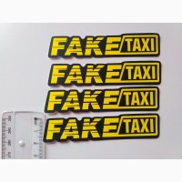 Наклейки на авто на ручки авто faketaxi 4 шт