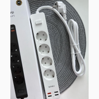 Сетевой фильтр WIWU Smart Power 20W Мережевий подовжувач від WIWU фильтр Power Strip с 4