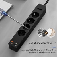 Сетевой фильтр WIWU Smart Power 20W Мережевий подовжувач від WIWU фильтр Power Strip с 4