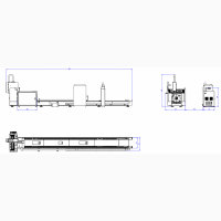 Верстат лазерного різання труб з ЧПУ XT LASER XTC-600160T (2 кВт - IPG)