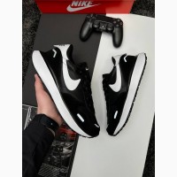 Nike Phoenix Waffle Black White кроссовки мужские черные замша