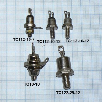 Тиристоры и симисторы отечественные 20 наименований