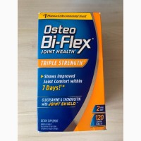 Остео Бі-флекс 120 каплетів, глюкозамін, хондроїтин, мсм, США