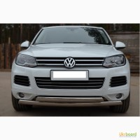 Кенгурятник. Дуга по бамперу, подножки VW Touareg.Распродажа