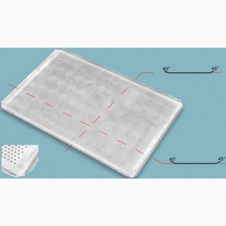 Противень алюминиевый перфорированный кондитерский 600х800 Польша Magorex (HENDI)