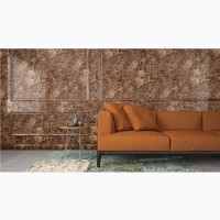 Декоративная плита для облицовки стен Brilliant Emperador Dark (1220x2440x3.6mm)