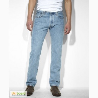 Джинсы Levis 501 Original Fit Jeans - Light Stonewash (США)