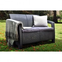 Голландська мебель Corfu Love Seat из искусственного ротанга