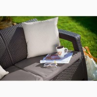 Голландська мебель Corfu Love Seat из искусственного ротанга