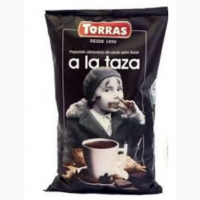 Горячий шоколад Torras A La Taza 1кг Какао 24% без глютена лактозы сахара для людей