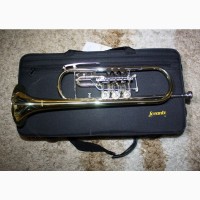 Нова вентельна педальна Труба Levante Stagg LV-TR4605 золото Trumpet