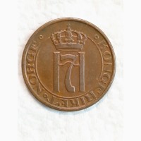 2 эре 1950г. Бронза. Король Хокон VII. Норвегия