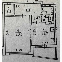 Продаж 1-к квартира Київ, Шевченківський, 95000 $