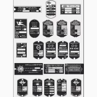 Табличка на Мотоциклы, Шильд на ЯВА, Бирка на ИЖ, ИМЗ, Днепр, МТ