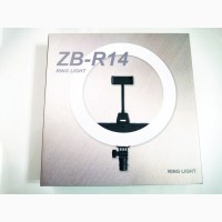 Кольцевая LED лампа ZB-R14 35см 220V 3 крепл.тел. + пульт + чехол