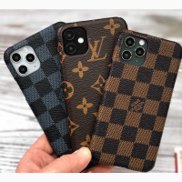 Чехол кожаный Louis Vuitton для iPhone X / Xs / 10 Форм-фактор – накладка