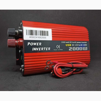 Преобразователь Автомобильный Инвертор 12v 220v 2000w Інвертор Wimpex POWER INVERTER авто