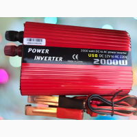 Преобразователь Автомобильный Инвертор 12v 220v 2000w Інвертор Wimpex POWER INVERTER авто