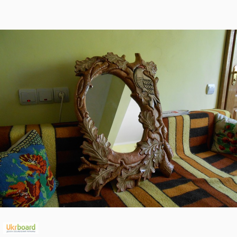 Резные рамы для зеркал из дерева фото