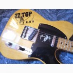 Fernandes ZZ Top Antenna с автографом Билли Гиббонс